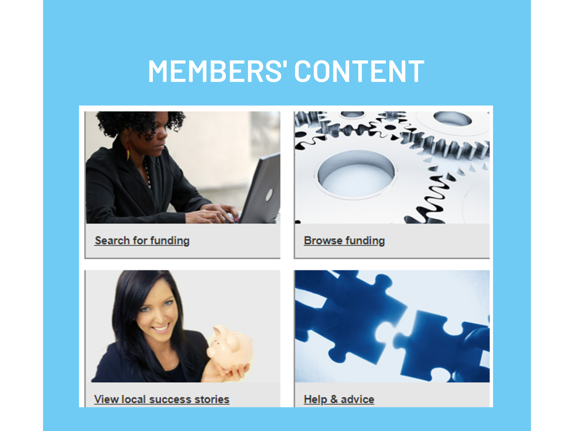 Grant Finder Members Content