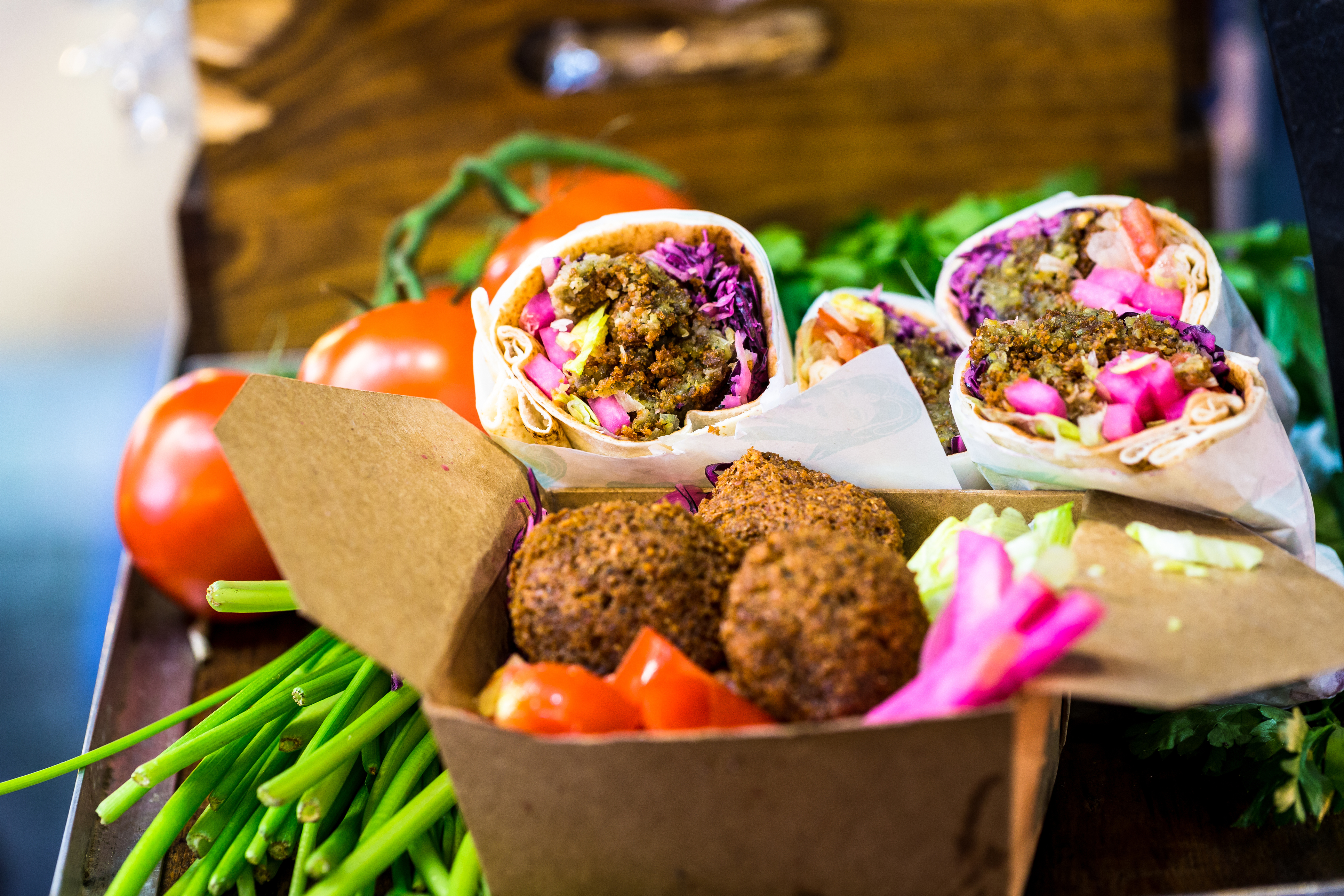 Healthy Falafal Wraps