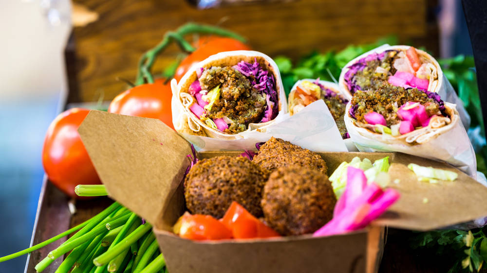Healthy Falafal Wraps