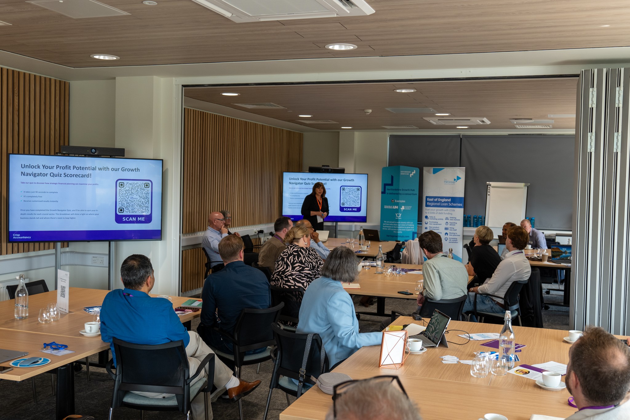 Liza Kicking Off The Get Finance Ready Event